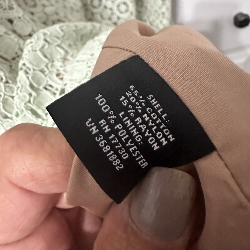 Victoria Beckham For Target Mint Green Lace Dress Womens 3X Shift Party Wedding - Picture 9 of 10